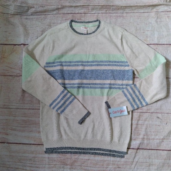 Cat & Jack colorblock sweater sz 12-14 NWT - Picture 3 of 3